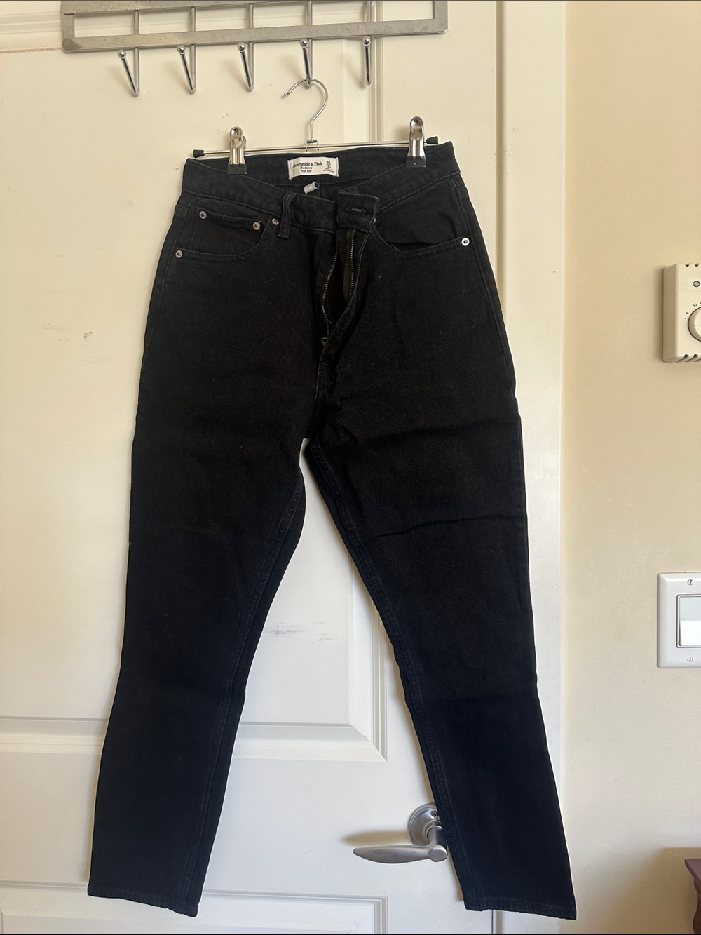 Abercrombie & Fitch High-Rise Black Jeans